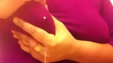 Indian mom Milking boobs