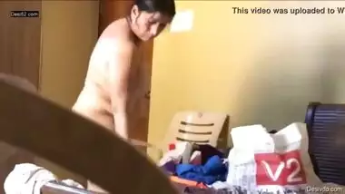 Busty Indian Aunty Caught While Changing Clothes