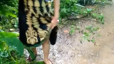 Horny Sister Outdoor Ricky Public Pissing And Masturbate With Cucumber