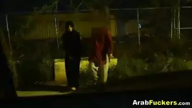 Arab Muslim Refugee nailed By large White penis