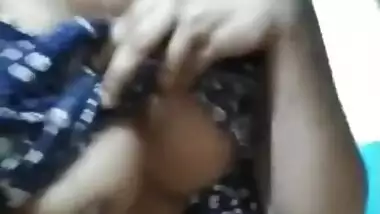 Blowjob and boobs show with no hand involvement