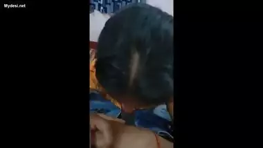 Cute indian girlfriend blowjob