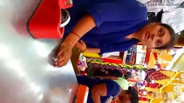 Indian BIG BOOBS Spy - 2 (Store Employee)