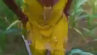 Indian fuck in a corn camp