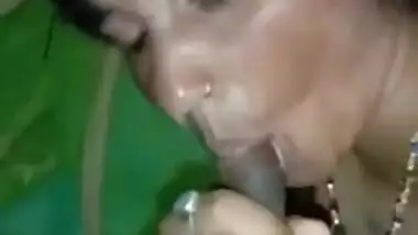 Desi Bhabhi suck XXX lover's cock and fools around in a vaginal way