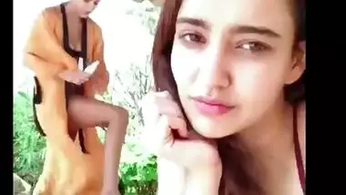 aisha sharma hot bikini and neha sharma cleavage show