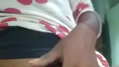 Horny girl fingering wet pussy