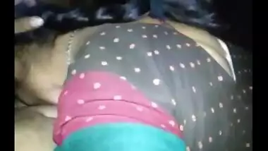 Deepthroat dick sucking of south aunty