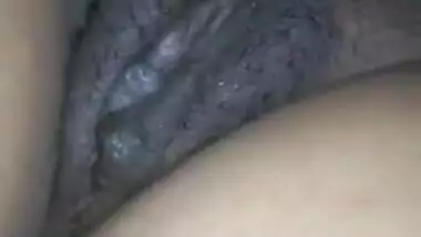 Tamil shy wife Nanthini pussy closeup view