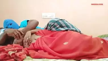 Excited Desi man fucks friend's slutty wife in XXX spoon position