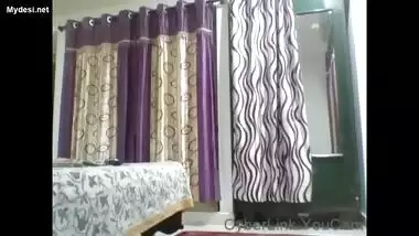 desi telugu aunty dress changing hidden capture by her son mms clip