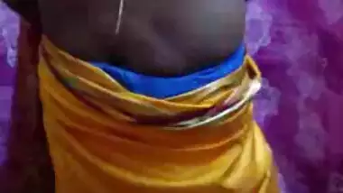 Desi Hot Girl Showing Her Assets Stripping In Saree