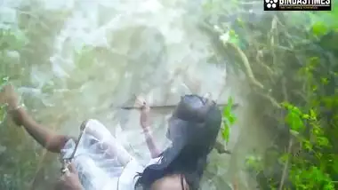 Desi Girl Sudipa Having Sex In The Waterfall And Gets Cum In Her Mouth