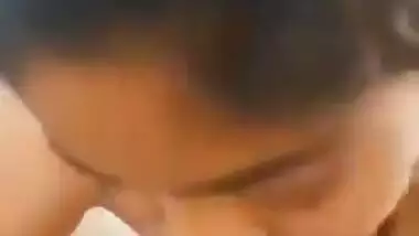 Desi Slim Hot Bhabhi Blowjob