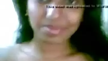 Sexy telugu college girl pressing own boobs indian sex video