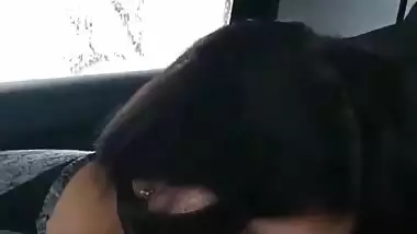 Girlfriend Giving Nice BJ in Car