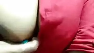 horny desi wife groping boobies