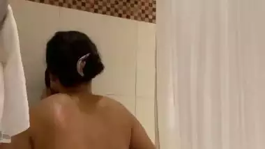 Model in bathtub having sex with film producer son