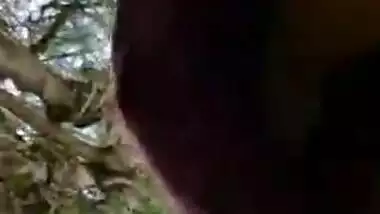 Desi village bhabhi saree upskirt in outdoor viewing her hairy pussy