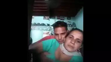 Young man having fun with her married hot sister