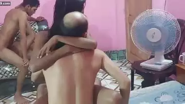 Double Couples fucks Gorgeous bengali whore Deshi Sex