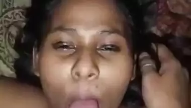 Tamil GF giving blowjob to her BF