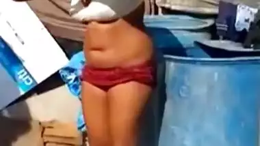 Bathing Village Girl Video