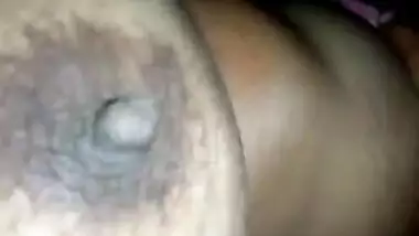 hubby playing wifes huge boobs and recording