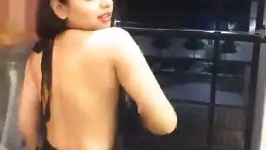 Xxx Hot Videos Muslim Karnataka Davangere - Black dress hot sexy girl seductive show indian sex video