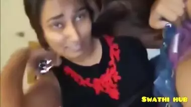 Doggy , Cowgirl And Blowjob ගහන මසජ් දෙමලි Swathi With Swathi Naidu