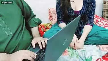 Indian Young Girl Big Boobs Milk Drinking By Laptop