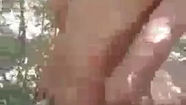 Desi Village Randi getting fucked by young college guy in jungle