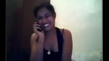 Horny Amateur Bangalore Girlfriend Having Phone Sex With Lover