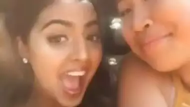 Indian girl talking on livestream