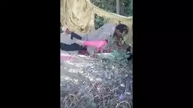 Indian outdoor sex of cheap slut caught by voyeur