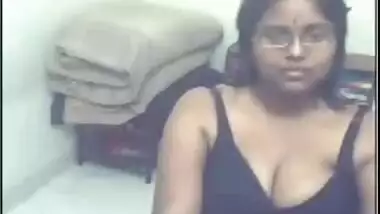 Indian girl giving her audition in studio...