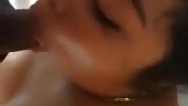 Indian Aunty In Mature Blowjob Facial