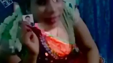 Tamil aunty in hot mood on selfie cam