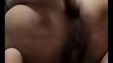 Horny slut masturbating fuck holes for double pleasure
