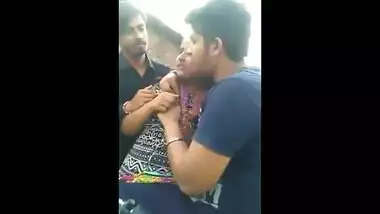 Indian village girl outdoor threesome sex video