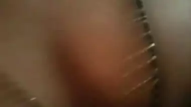 Desi Aunty Boob press blowjob and mouth fuck