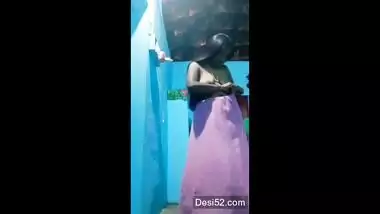 Desi village bhabi nude bath