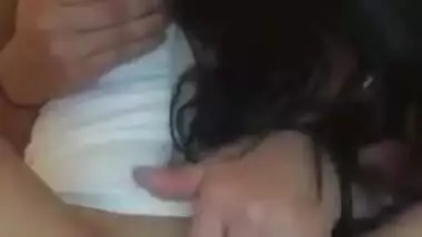 Lovely Indian babe rubbing her pussy on cam