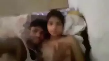 South Indian horny teen enjoying a manhood