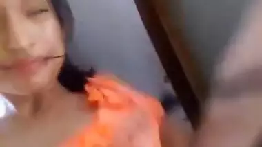 Cute Indian teen girl exposing