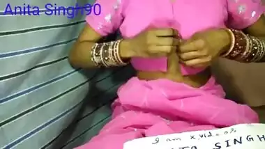 Anita bhabi ki chudai pink saree in open desi video