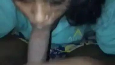 Tamil college girl sucking fat dick of BF