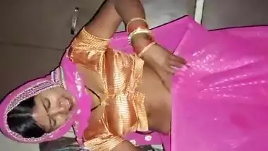 Rajasthani bhabhi stripping and hot Hindi sex