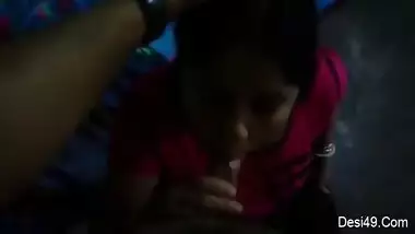 Today Exclusive- Horny Desi Bhabhi Blowjob