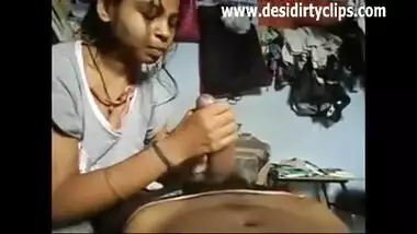 Desi Bhabhi Sucking College Guy Dick